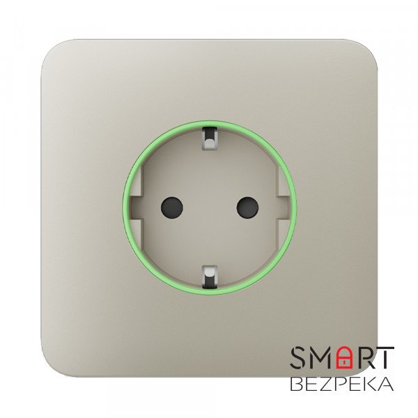 Передня панель Ajax SoloCover (type F) ivory для вбудованої розетки