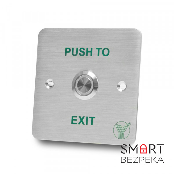 Кнопка виходу Yli Electronic YWP-880C(LED) водонепроникна з LED-підсвічуванням