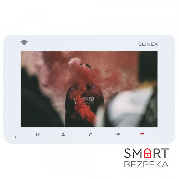 Відеодомофон Slinex SM-07N Cloud (white) з Wi-Fi, детектором руху і записом відео