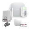 Комплект сигналізації та захисту від потопу Ajax StarterKit 2 white + Ajax WaterStop 1/2" white + у подарунок датчик затоплення Ajax LeaksProtect white