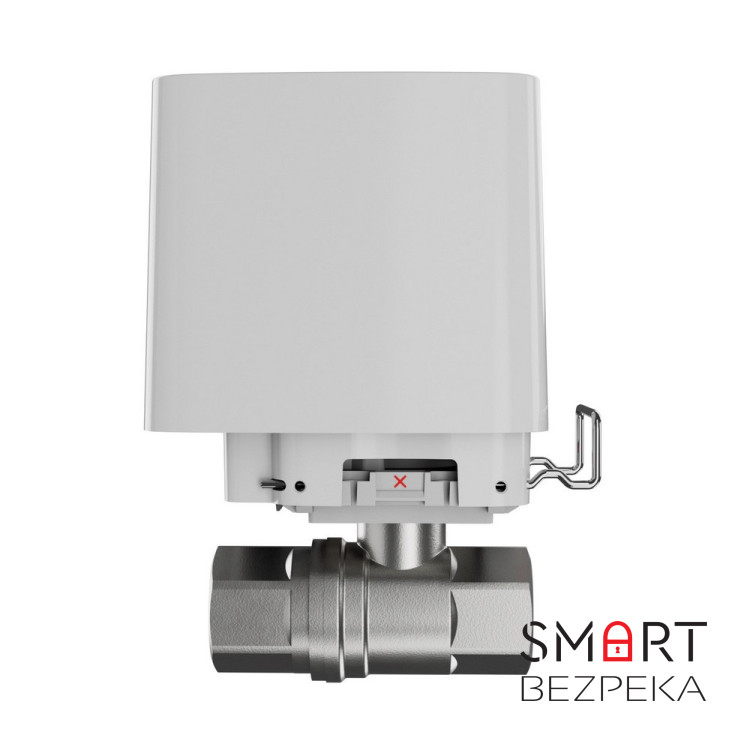 Комплект сигналізації та захисту від потопу Ajax StarterKit 2 white + Ajax WaterStop 1/2" white + у подарунок датчик затоплення Ajax LeaksProtect white