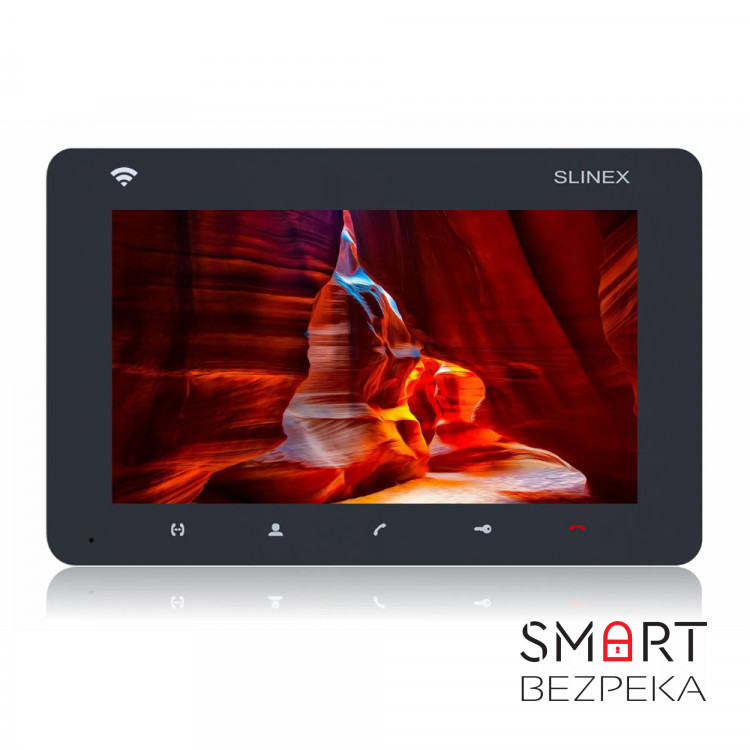 Відеодомофон Slinex SM-07N Cloud (graphite) з Wi-Fi, детектором руху і записом відео