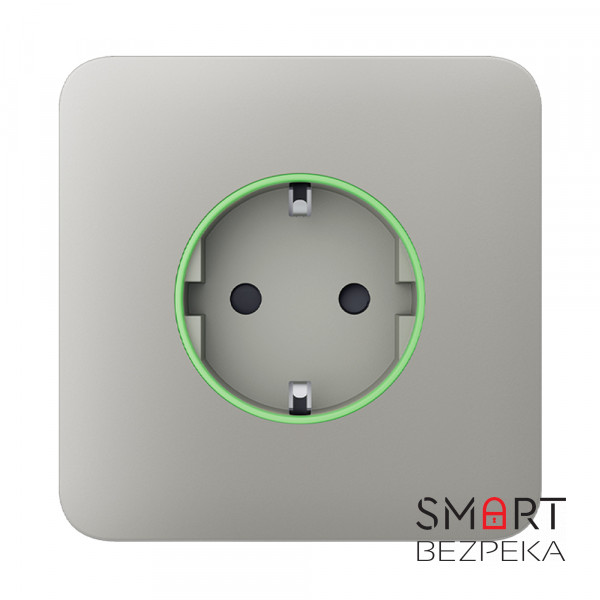 Передня панель Ajax SoloCover (type F) oyster для вбудованої розетки