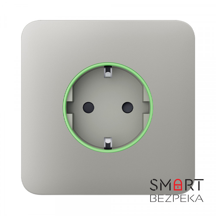 Передня панель Ajax SoloCover (type F) oyster для вбудованої розетки