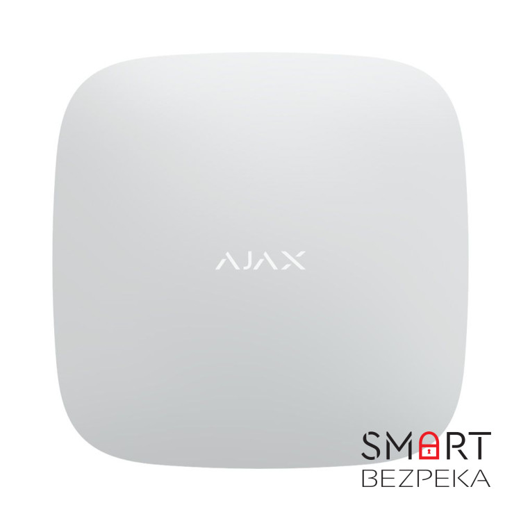 Комплект сигналізації та захисту від потопу Ajax StarterKit 2 white + Ajax WaterStop 1" white + у подарунок датчик затоплення Ajax LeaksProtect white