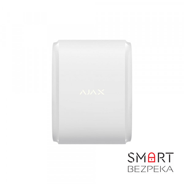 Бездротовий вуличний двонаправлений датчик руху типу «штора» Ajax DualCurtain Outdoor white