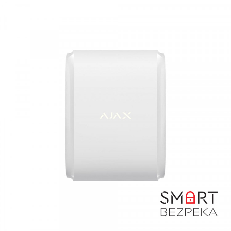 Бездротовий вуличний двонаправлений датчик руху типу «штора» Ajax DualCurtain Outdoor white
