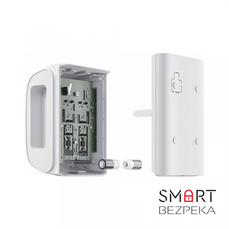 Беспроводной уличный двунаправленный датчик движения типа «штора» Ajax DualCurtain Outdoor white