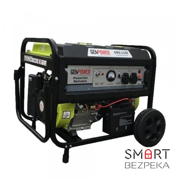 Бензиновий генератор GEN POWER GBG110E максимальна потужність 8.4 кВт 