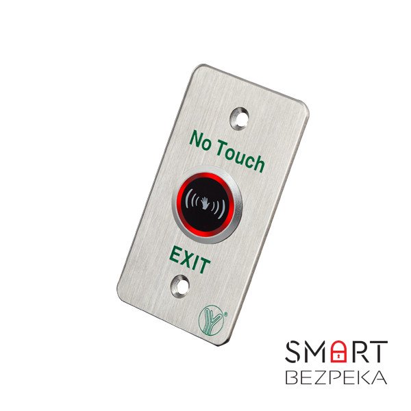 Система контроля доступа с беспроводным биометрическим терминалом ZKTeco Horus TL1, электроригельным замком YB-500H(LED), бесконтактной кнопкой выхода Yli Electronic ISK-841B