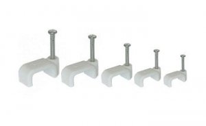 Кабельні скоби зі цвяхом